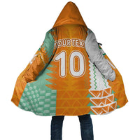 Custom Ivory Coast Football Cloak Côte d'Ivoire-Tribal Sporty Style - Wonder Print Shop