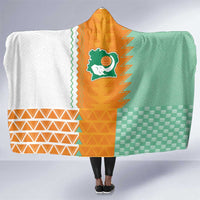 Ivory Coast Football Hooded Blanket Côte d'Ivoire-Tribal Sporty Style - Wonder Print Shop