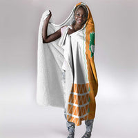 Ivory Coast Football Hooded Blanket Côte d'Ivoire-Tribal Sporty Style - Wonder Print Shop