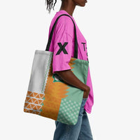 Ivory Coast Football Tote Bag Côte d'Ivoire-Tribal Sporty Style - Wonder Print Shop
