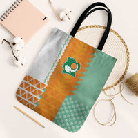 Ivory Coast Football Tote Bag Côte d'Ivoire-Tribal Sporty Style - Wonder Print Shop