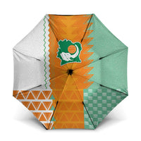 Ivory Coast Football Umbrella Côte d'Ivoire-Tribal Sporty Style - Wonder Print Shop