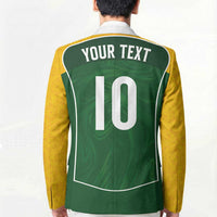 Custom Australia Football Blazer Aboriginal Pattern Sporty Style-Green Color - Wonder Print Shop