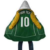 Custom Australia Football Cloak Aboriginal Pattern Sporty Style-Green Color - Wonder Print Shop