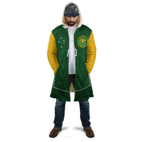 Custom Australia Football Cloak Aboriginal Pattern Sporty Style-Green Color - Wonder Print Shop