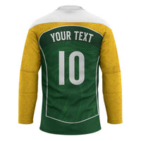 Custom Australia Football Hockey Jersey Aboriginal Pattern Sporty Style-Green Color - Wonder Print Shop