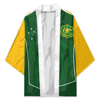 Custom Australia Football Kimono Aboriginal Pattern Sporty Style-Green Color - Wonder Print Shop