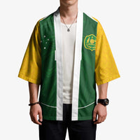 Custom Australia Football Kimono Aboriginal Pattern Sporty Style-Green Color - Wonder Print Shop