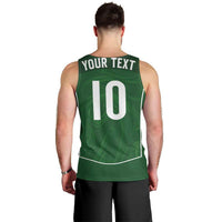 Custom Australia Football Men Tank Top Aboriginal Pattern Sporty Style-Green Color - Wonder Print Shop