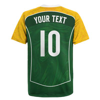 Custom Australia Football Rugby Jersey Aboriginal Pattern Sporty Style-Green Color - Wonder Print Shop