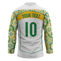 Custom Australia Football Hockey Jersey Aboriginal Pattern Sporty Style-White Color - Wonder Print Shop