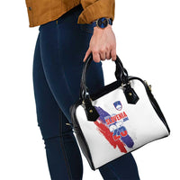 Slovenia Statehood Day Shoulder Handbag 25 June National Flag Color Brush Stroke Style