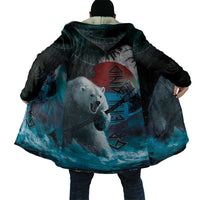 Greenlandic Polar Bear Warrior Cloak Nordic and Runes Style - Wonder Print Shop