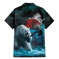 Greenlandic Polar Bear Warrior Family Matching Mermaid Dress and Hawaiian Shirt Nordic and Runes Style - Wonder Print Shop
