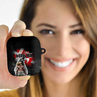 Greenlandic and Danish Together AirPods Case Viking Warrior with Polar Bear Roar - Wonder Print Shop