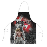 Greenlandic and Danish Together Apron Viking Warrior with Polar Bear Roar - Wonder Print Shop