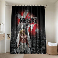 Greenlandic and Danish Together Bathroom Set Viking Warrior with Polar Bear Roar - Wonder Print Shop