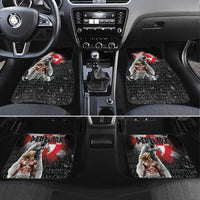 Greenlandic and Danish Together Car Mats Viking Warrior with Polar Bear Roar - Wonder Print Shop