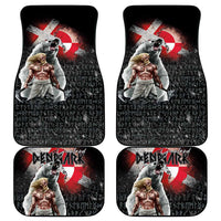 Greenlandic and Danish Together Car Mats Viking Warrior with Polar Bear Roar - Wonder Print Shop