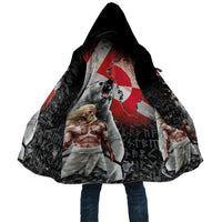 Greenlandic and Danish Together Cloak Viking Warrior with Polar Bear Roar - Wonder Print Shop