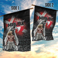 Greenlandic and Danish Together Garden Flag Viking Warrior with Polar Bear Roar - Wonder Print Shop