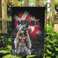 Greenlandic and Danish Together Garden Flag Viking Warrior with Polar Bear Roar - Wonder Print Shop