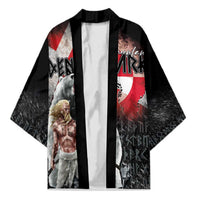Greenlandic and Danish Together Kimono Viking Warrior with Polar Bear Roar - Wonder Print Shop