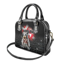Greenlandic and Danish Together Shoulder Handbag Viking Warrior with Polar Bear Roar - Wonder Print Shop