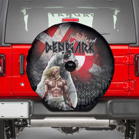 Greenlandic and Danish Together Spare Tire Cover Viking Warrior with Polar Bear Roar - Wonder Print Shop