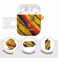 Custom Ecuador Football AirPods Case La Tricolor-100th Anniversary - Wonder Print Shop