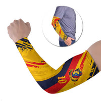 Custom Ecuador Football Arm Sleeves La Tricolor-100th Anniversary - Wonder Print Shop
