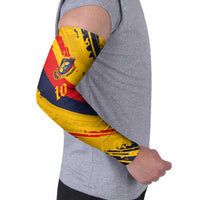 Custom Ecuador Football Arm Sleeves La Tricolor-100th Anniversary - Wonder Print Shop
