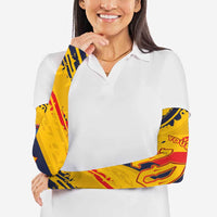 Custom Ecuador Football Arm Sleeves La Tricolor-100th Anniversary - Wonder Print Shop