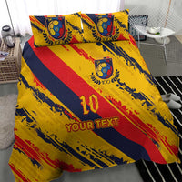 Custom Ecuador Football Bedding Set La Tricolor-100th Anniversary - Wonder Print Shop
