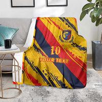 Custom Ecuador Football Blanket La Tricolor-100th Anniversary - Wonder Print Shop
