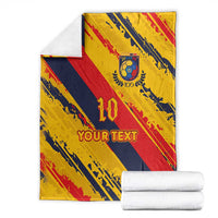 Custom Ecuador Football Blanket La Tricolor-100th Anniversary - Wonder Print Shop