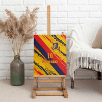 Custom Ecuador Football Canvas Wall Art La Tricolor-100th Anniversary - Wonder Print Shop