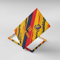 Custom Ecuador Football Canvas Wall Art La Tricolor-100th Anniversary - Wonder Print Shop