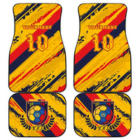 Custom Ecuador Football Car Mats La Tricolor-100th Anniversary - Wonder Print Shop