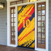Custom Ecuador Football Door Cover La Tricolor-100th Anniversary - Wonder Print Shop