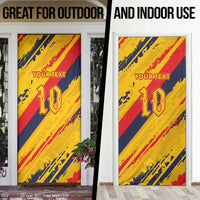 Custom Ecuador Football Door Cover La Tricolor-100th Anniversary - Wonder Print Shop