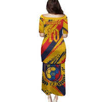 Custom Ecuador Football Family Matching Puletasi and Hawaiian Shirt La Tricolor-100th Anniversary - Wonder Print Shop