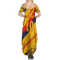 Custom Ecuador Football Family Matching Summer Maxi Dress and Hawaiian Shirt La Tricolor-100th Anniversary - Wonder Print Shop