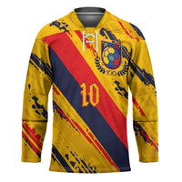 Custom Ecuador Football Hockey Jersey La Tricolor-100th Anniversary - Wonder Print Shop