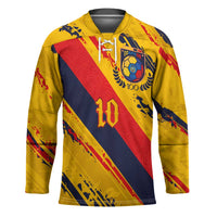 Custom Ecuador Football Hockey Jersey La Tricolor-100th Anniversary - Wonder Print Shop