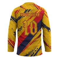 Custom Ecuador Football Hockey Jersey La Tricolor-100th Anniversary - Wonder Print Shop