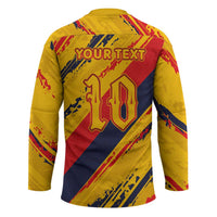 Custom Ecuador Football Hockey Jersey La Tricolor-100th Anniversary - Wonder Print Shop