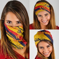 Custom Ecuador Football Neck Gaiter La Tricolor-100th Anniversary LT03