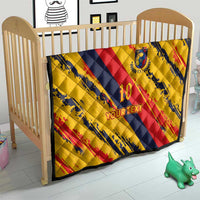 Custom Ecuador Football Quilt La Tricolor-100th Anniversary - Wonder Print Shop