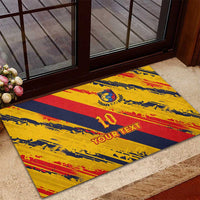 Custom Ecuador Football Rubber Doormat La Tricolor-100th Anniversary - Wonder Print Shop